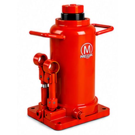 Bottle jack for lifting equipment on site